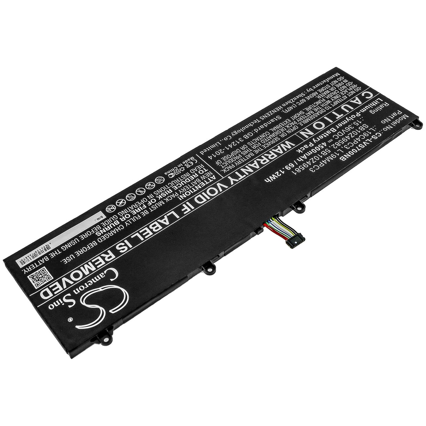 15.36V, 4500mAh, Li-Polymer Battery fits Lenovo, Legion R9000x, Legion S7, 69.12Wh