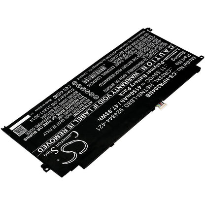 11.55V, 4150mAh, Li-Polymer Battery fits Hp, Envy 12-e000 X2 Detachable Pc, Envy 12-g000 X2 Detachable Pc, 47.9325Wh