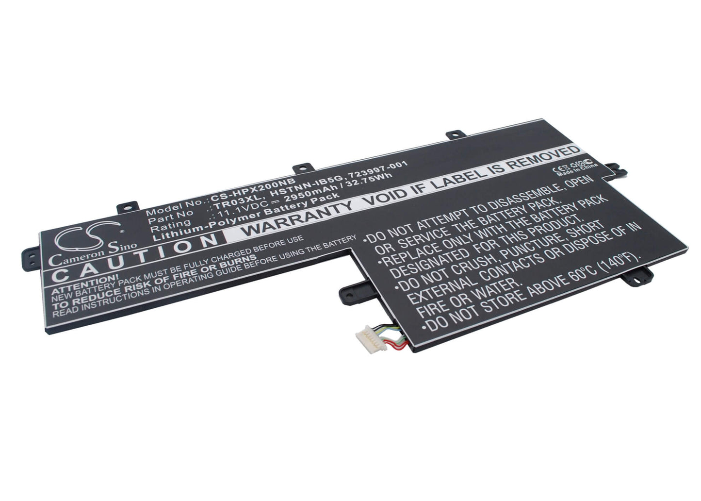 11.1V, 2950mAh, Li-Polymer Battery fits Hp, Spectre 13 X2 Pro, Spectre 13 X2 Pro(f1n04ea), 32.745Wh