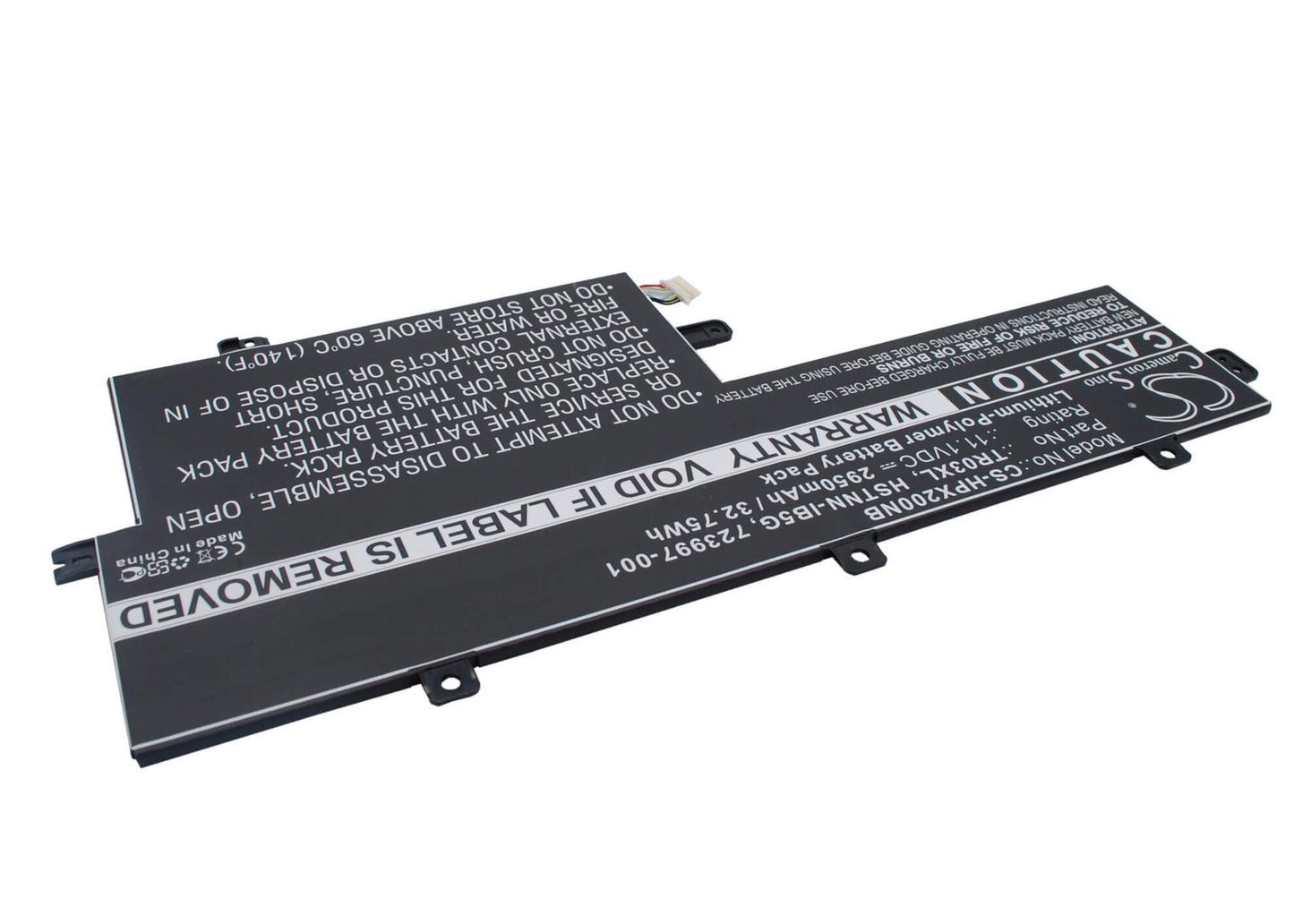 11.1V, 2950mAh, Li-Polymer Battery fits Hp, Spectre 13 X2 Pro, Spectre 13 X2 Pro(f1n04ea), 32.745Wh