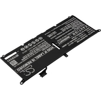 7.6V, 6300mAh, Li-ion Battery fits Dell, Xps 13 2018, Xps 13 9370, 47.88Wh