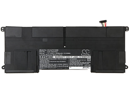 11.1V, 3050mAh, Li-Polymer Battery fits Asus, Taichi 21, Taichi 21-3568a, 33.855Wh