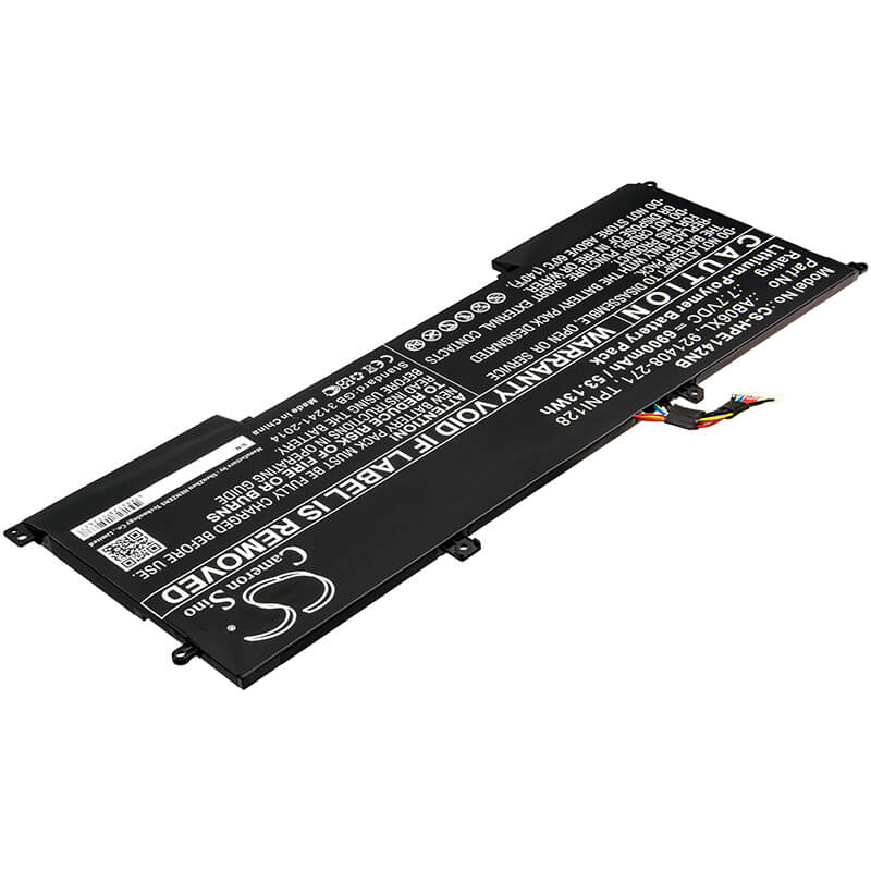 7.7V, 6900mAh, Li-Polymer Battery fits Hp, 2ex78pa, 2ex79pa, 53.13Wh