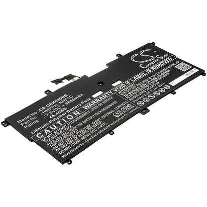 7.6V, 5850mAh, Li-Polymer Battery fits Dell, N003x9365-d1516fcn, N006x9365-d1726qcn, 44.46Wh