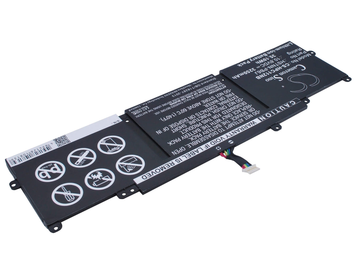 10.8V, 3250mAh, Li-ion Battery fits Hp, Chromebook 11 G3, Chromebook 11 G3 Pcnb, 35.1Wh