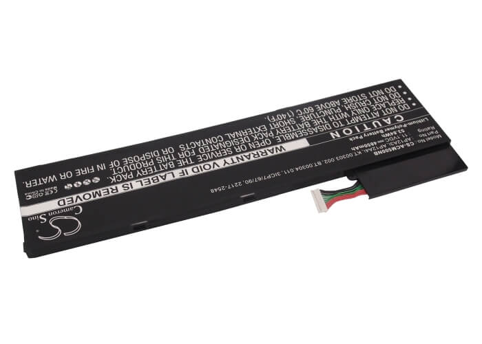 11.1V, 4850mAh, Li-Polymer Battery fits Acer, Aspire M3, Aspire M5, 53.835Wh