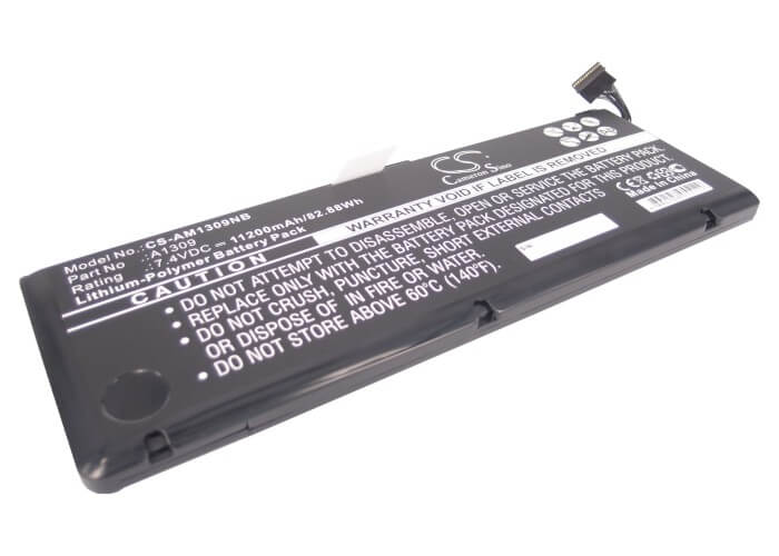 7.4V, 11200mAh, Li-Polymer Battery fits Apple, Macbook Pro 17" A1297 2009 Ver, Macbook Pro 17" Mc226*/a, 82.88Wh