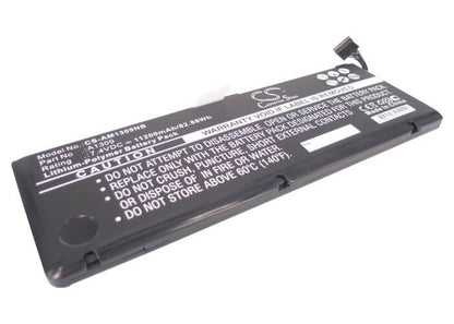 7.4V, 11200mAh, Li-Polymer Battery fits Apple, Macbook Pro 17" A1297 2009 Ver, Macbook Pro 17" Mc226*/a, 82.88Wh
