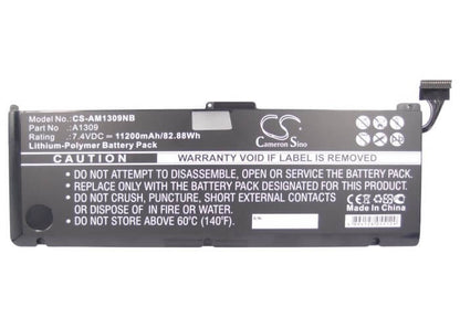 7.4V, 11200mAh, Li-Polymer Battery fits Apple, Macbook Pro 17" A1297 2009 Ver, Macbook Pro 17" Mc226*/a, 82.88Wh
