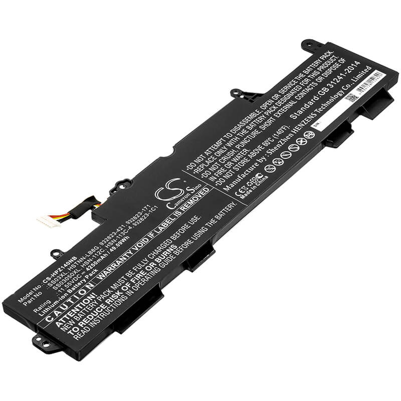 11.55V, 4250mAh, Li-ion Battery fits Hp, Elitebook 735 G5, Elitebook 735 G5 (3pj63aw), 49.0875Wh