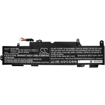 11.55V, 4250mAh, Li-ion Battery fits Hp, Elitebook 735 G5, Elitebook 735 G5 (3pj63aw), 49.0875Wh