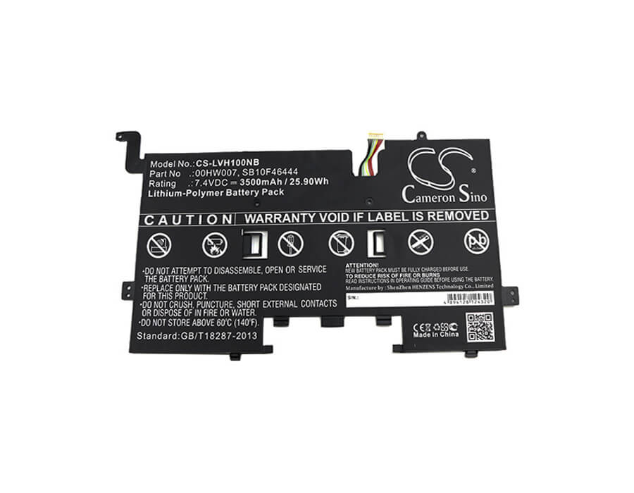 7.4V, 3500mAh, Li-Polymer Battery fits Lenovo, 20cg, 20ch, 25.9Wh