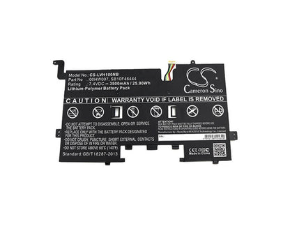 7.4V, 3500mAh, Li-Polymer Battery fits Lenovo, 20cg, 20ch, 25.9Wh