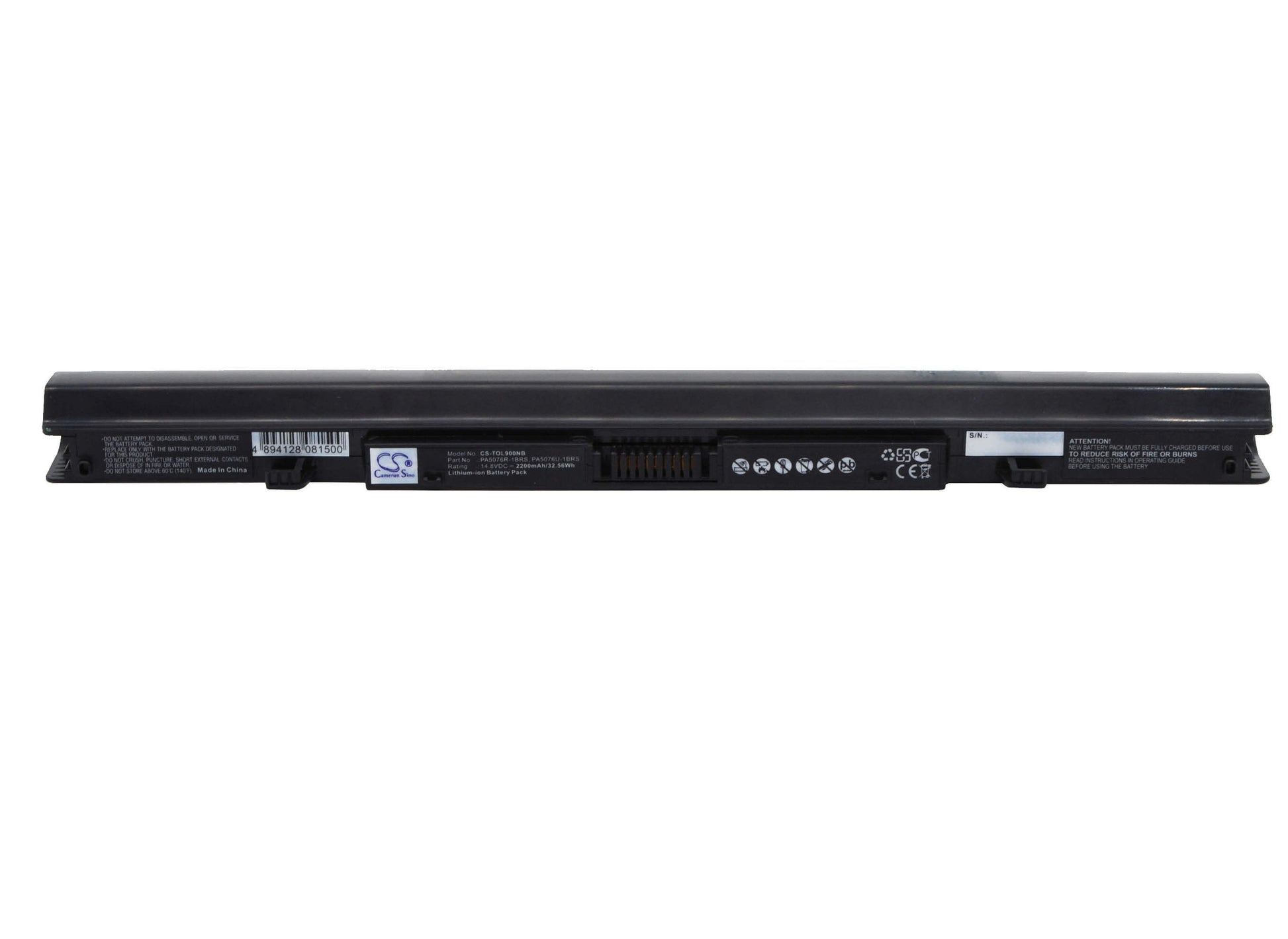 14.8V, 2200mAh, Li-ion Battery fits Toshiba, Satellite L900, Satellite L950, 32.56Wh