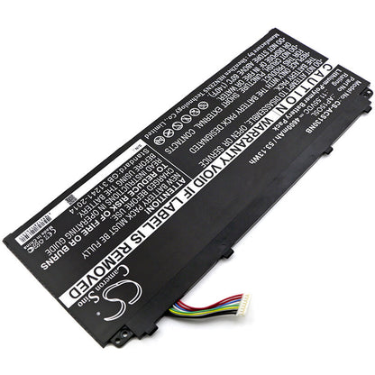 11.55V, 4600mAh, Li-Polymer Battery fits Acer, Aspire S 13, Aspire S 13 S5-371-52jr, 53.13Wh