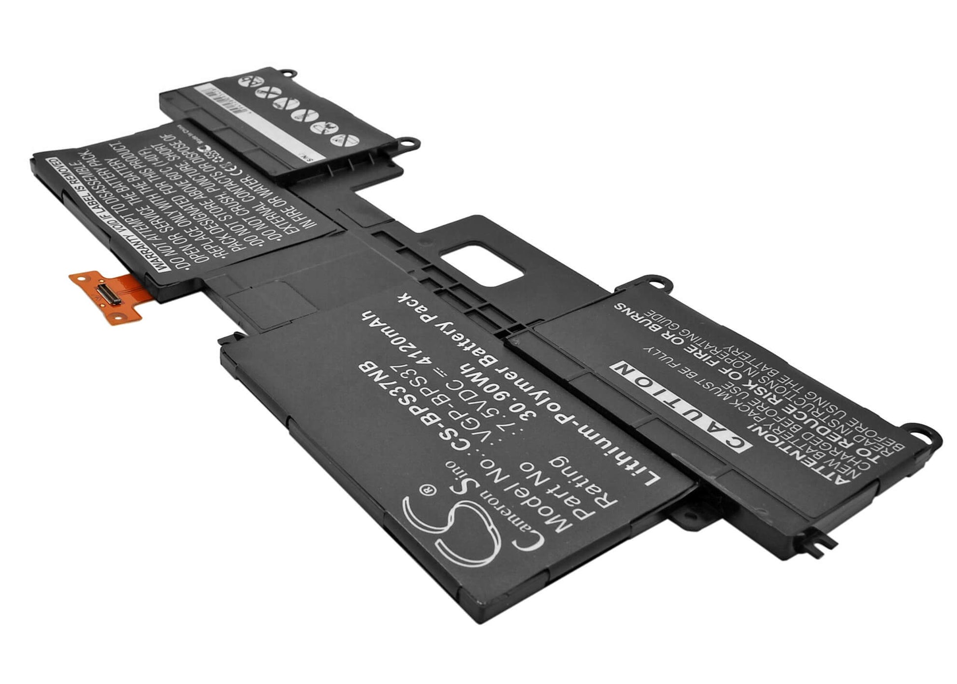 7.5V, 4120mAh, Li-Polymer Battery fits Sony, Svp11214cxb, Svp11216cw, 30.9Wh