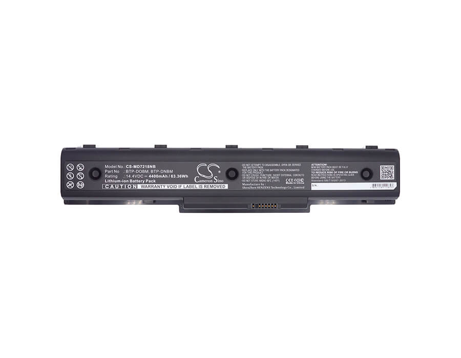 14.4V, 4400mAh, Li-ion Battery fits Medion, Akoya E7218, Akoya P7624, 63.36Wh