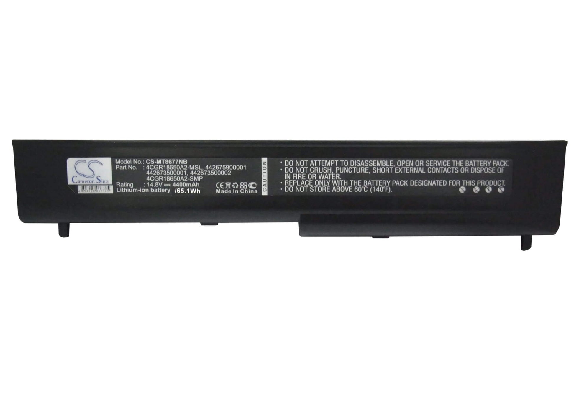 14.8V, 4400mAh, Li-ion Battery fits Nec, Versa E400, 65.12Wh