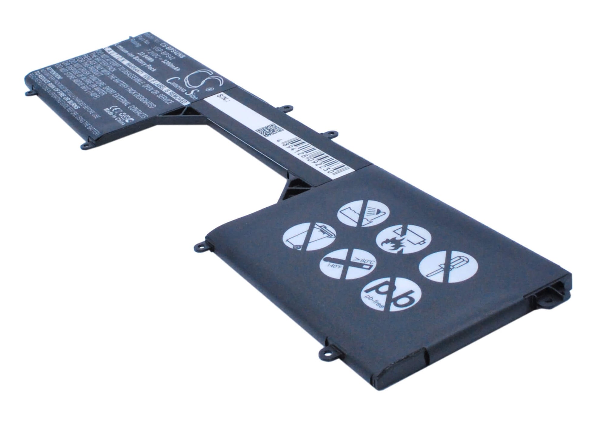 7.20V, 3200mAh, Li-ion Battery fits Sony, Svf11n14scp, Svf11n15scp, 23.04Wh