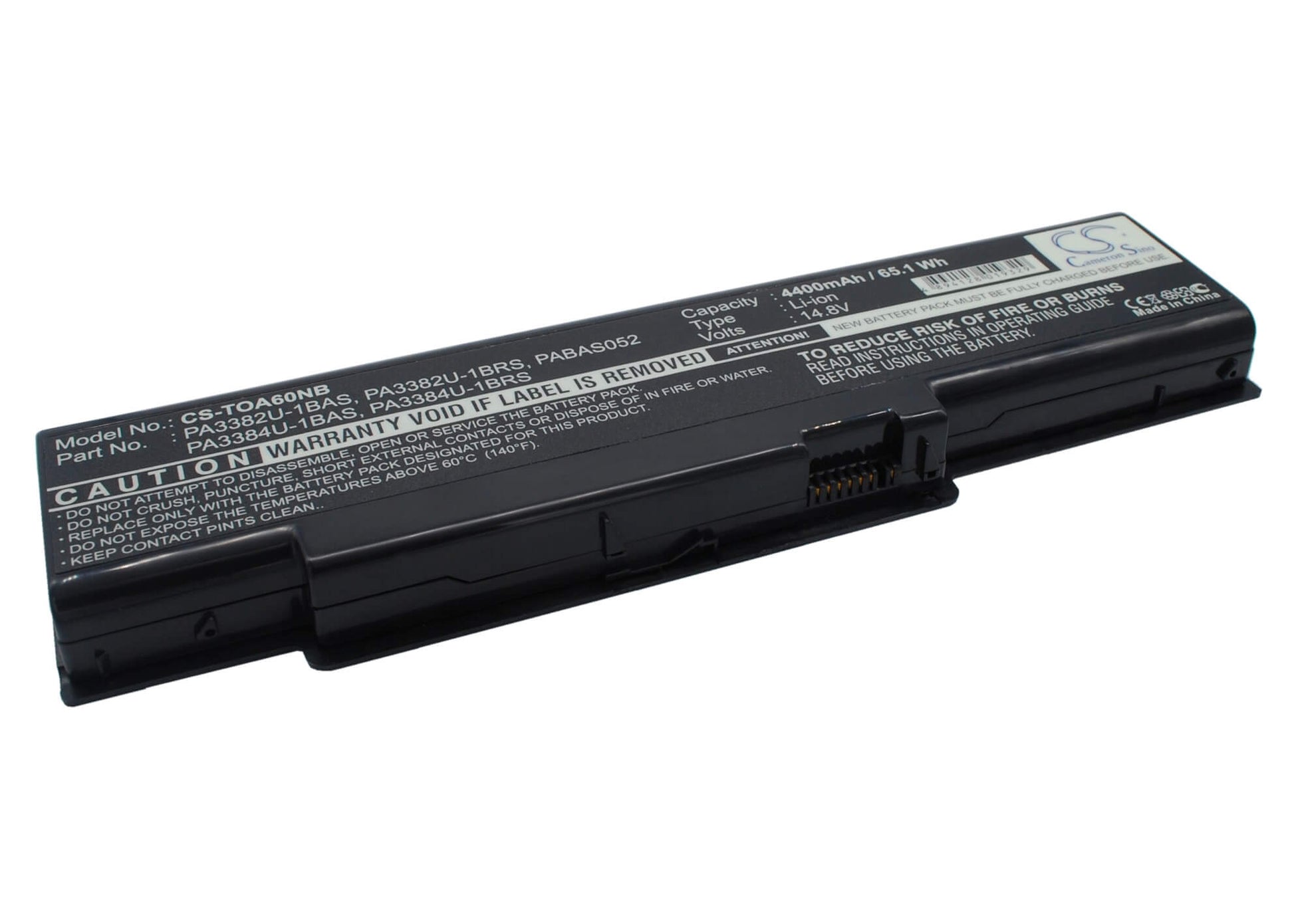 14.8V, 4400mAh, Li-ion Battery fits Toshiba, Dynabook Aw2, Dynabook Ax/2, 65.12Wh