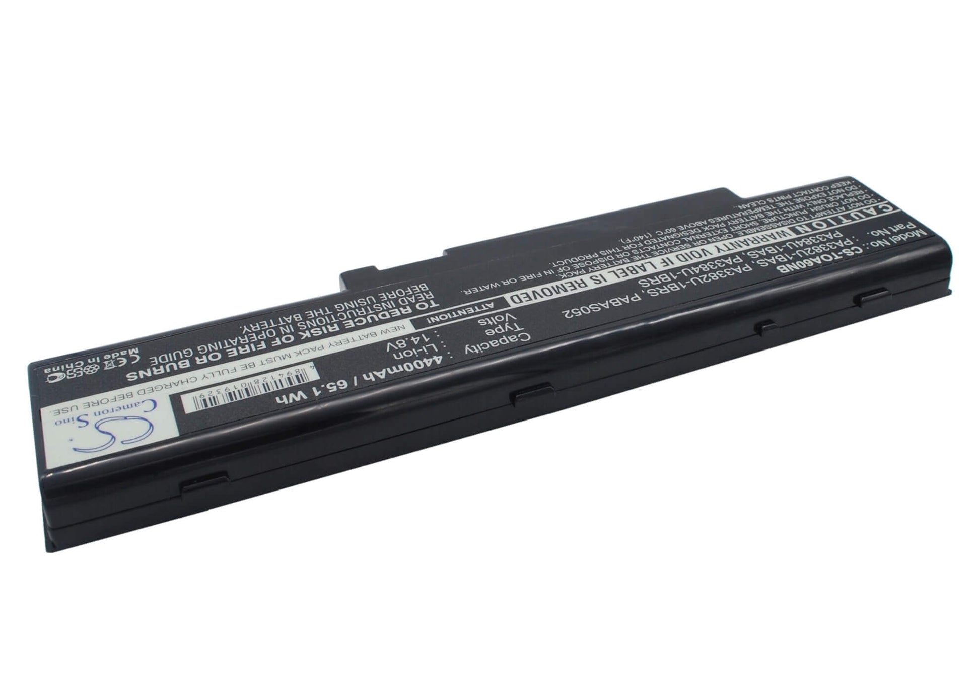 14.8V, 4400mAh, Li-ion Battery fits Toshiba, Dynabook Aw2, Dynabook Ax/2, 65.12Wh