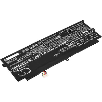 7.7V, 5300mAh, Li-Polymer Battery fits Hp, Spectre X2 12 Detachable Pc, Spectre X2 Detachable, 40.81Wh