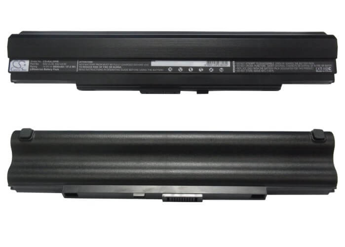 14.8V, 6600mAh, Li-ion Battery fits Asus, Asus Ul80ag-a1, Ul30, 97.68Wh