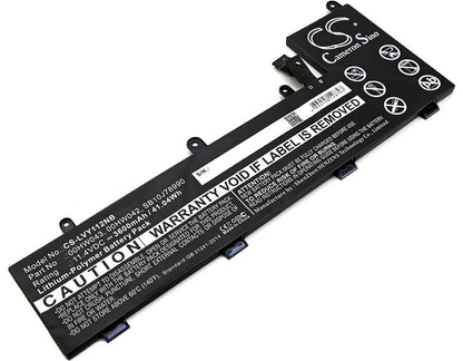 11.4V, 3600mAh, Li-Polymer Battery fits Lenovo, Thinkpad Yoga 11e Chromebook, Thinkpad Yoga 11e Chromebook 2, 41.04Wh