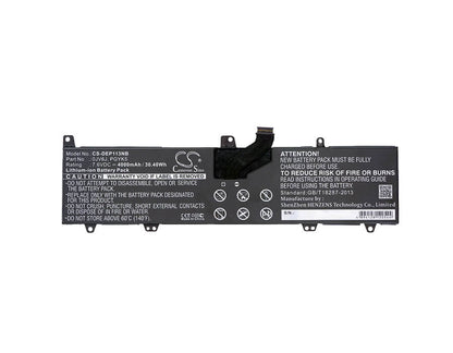 7.6V, 4000mAh, Li-ion Battery fits Dell, Ins 11-3162-d1208l, Ins 11-3162-d1208r, 30.4Wh