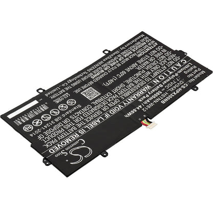 7.7V, 5800mAh, Li-Polymer Battery fits Hp, 1bh17ea, 1bh18ea, 44.66Wh