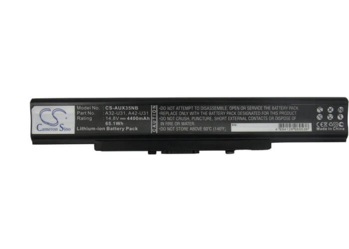 14.8V, 4400mAh, Li-ion Battery fits Asus, P31, P31f, 65.12Wh
