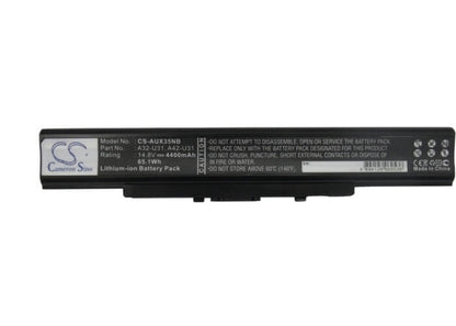 14.8V, 4400mAh, Li-ion Battery fits Asus, P31, P31f, 65.12Wh