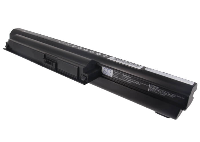 11.1V, 6600mAh, Li-ion Battery fits Sony, Vaio Vpc-e1z1e, Vaio Vpc-ea1, 73.26Wh