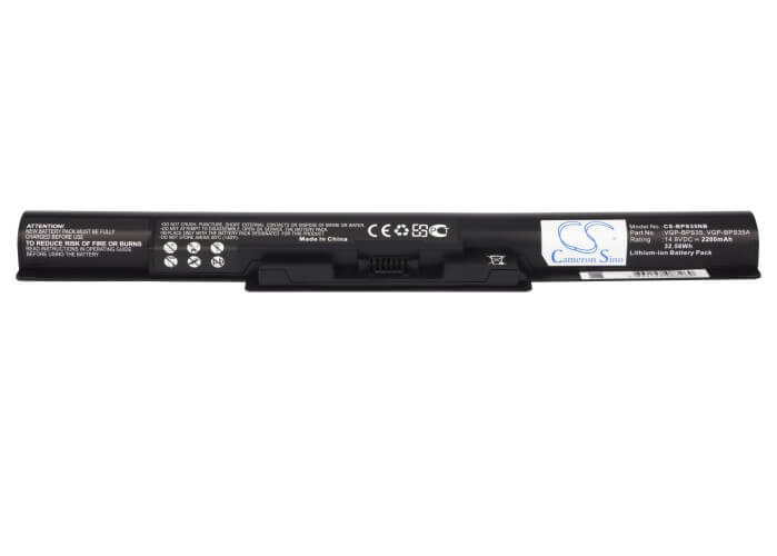 14.8V, 2200mAh, Li-ion Battery fits Sony, Svf14212sg, Svf14213sg, 32.56Wh