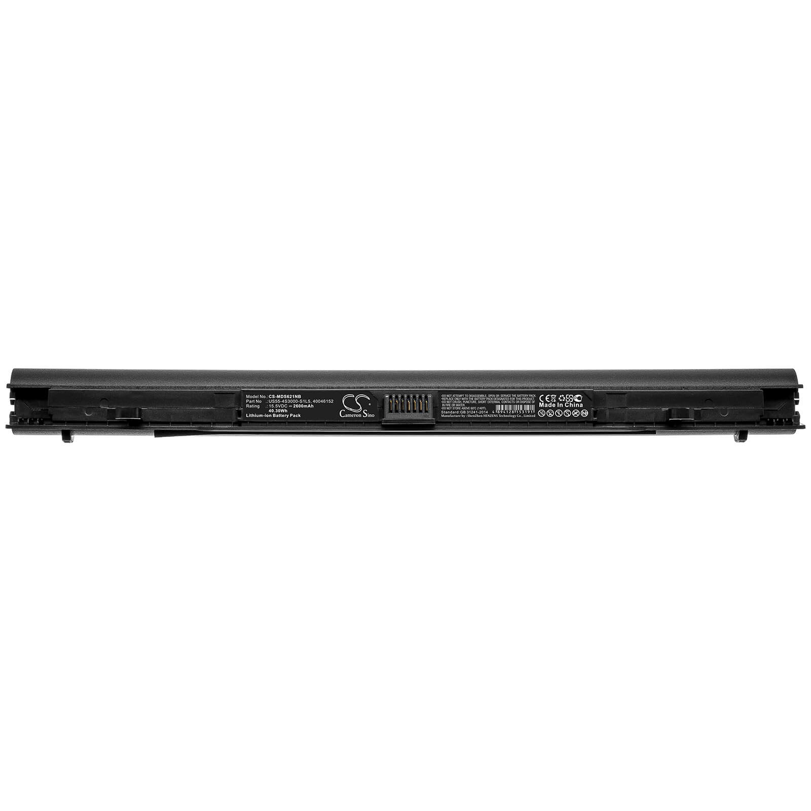 15.5V, 2600mAh, Li-ion Battery fits Medion, Akoya Md 98453, Akoya Md 98454, 40.3Wh