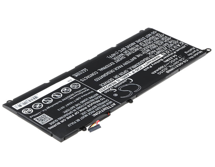 7.4V, 7300mAh, Li-Polymer Battery fits Dell, Xps 13 2015 9343, Xps 13 9343, 54.02Wh