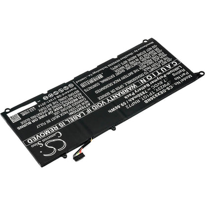 7.6V, 7850mAh, Li-Polymer Battery fits Dell, Xps 13 9360, Xps 13 9360-d1605g, 59.66Wh