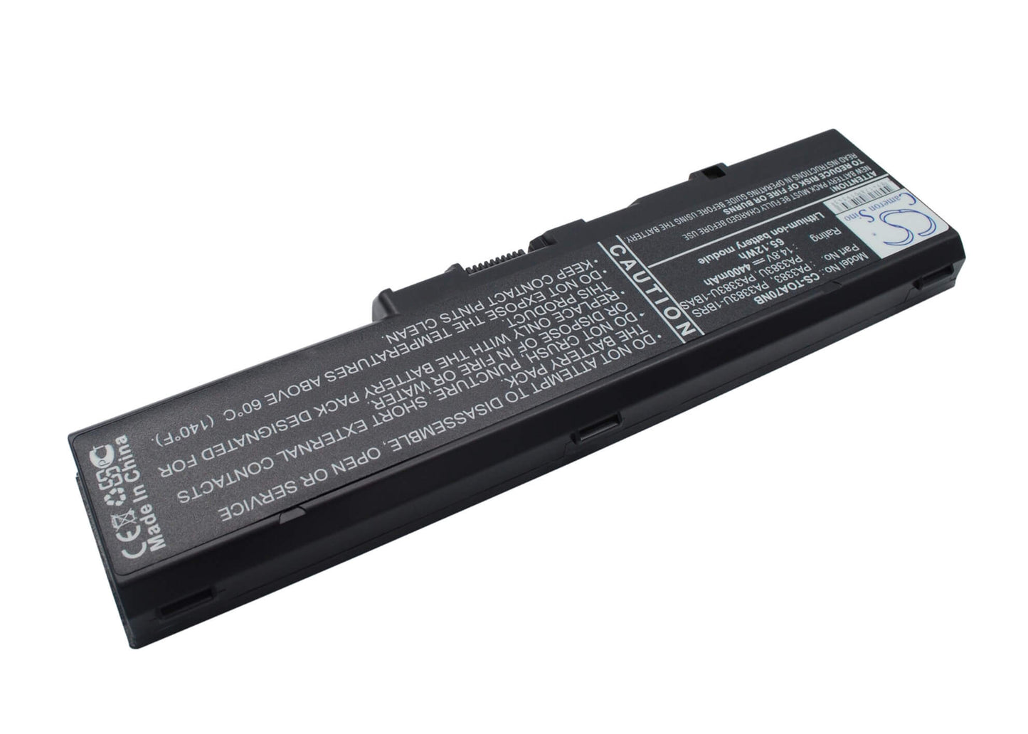 14.8V, 4400mAh, Li-ion Battery fits Toshiba, Satellite A70, Satellite A70-s2362, 65.12Wh