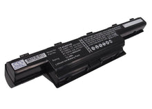 11.1V, 6600mAh, Li-ion Battery fits Acer, Aspire 4250, Aspire 4250-c52g25mikk, 73.26Wh