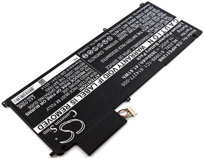 11.4V, 3650mAh, Li-Polymer Battery fits Hp, 12-a001dx, Spectre 12-a000 X2, 41.61Wh