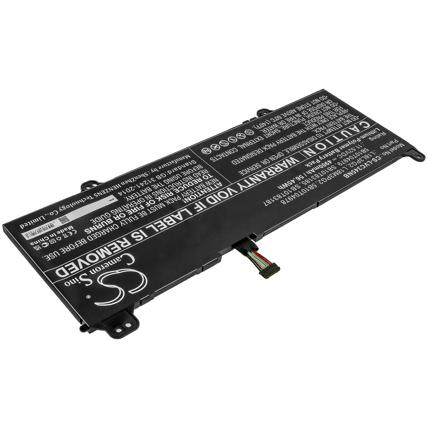 11.52V, 4900mAh, Li-Polymer Battery fits Lenovo, 14e Chromebook 81mh000yau, 14e Chromebook 81mh0011au, 56.448Wh
