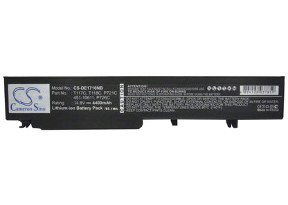 14.8V, 4400mAh, Li-ion Battery fits Dell, Vostro 1710, Vostro 1720, 65.12Wh