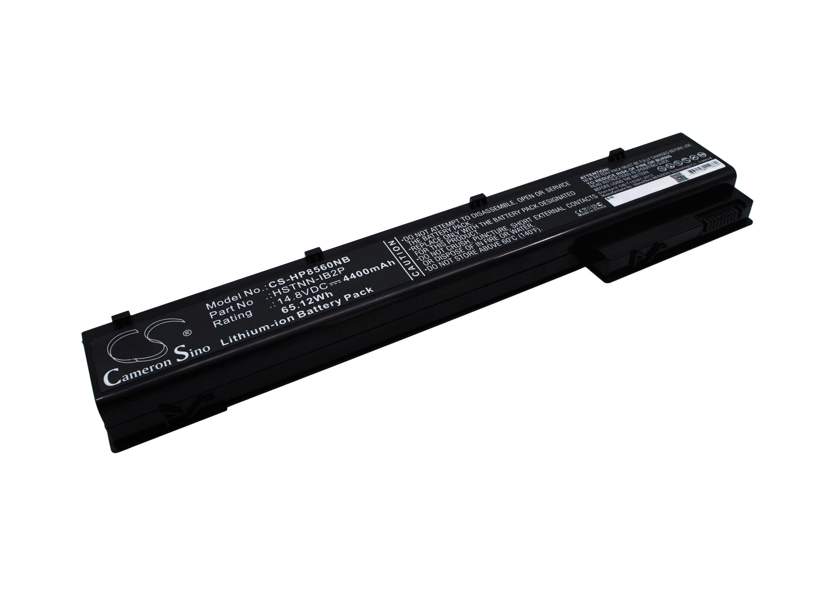 14.8V, 4400mAh, Li-ion Battery fits Hp, Elitebook 8560w, Elitebook 8570w, 65.12Wh