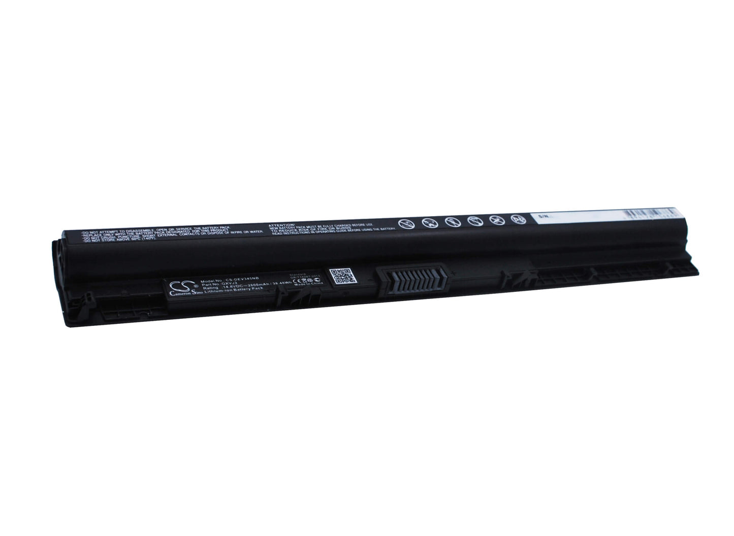 14.8V, 2600mAh, Li-ion Battery fits Dell, 14 5000(5458), 14vd-3525s, 38.48Wh