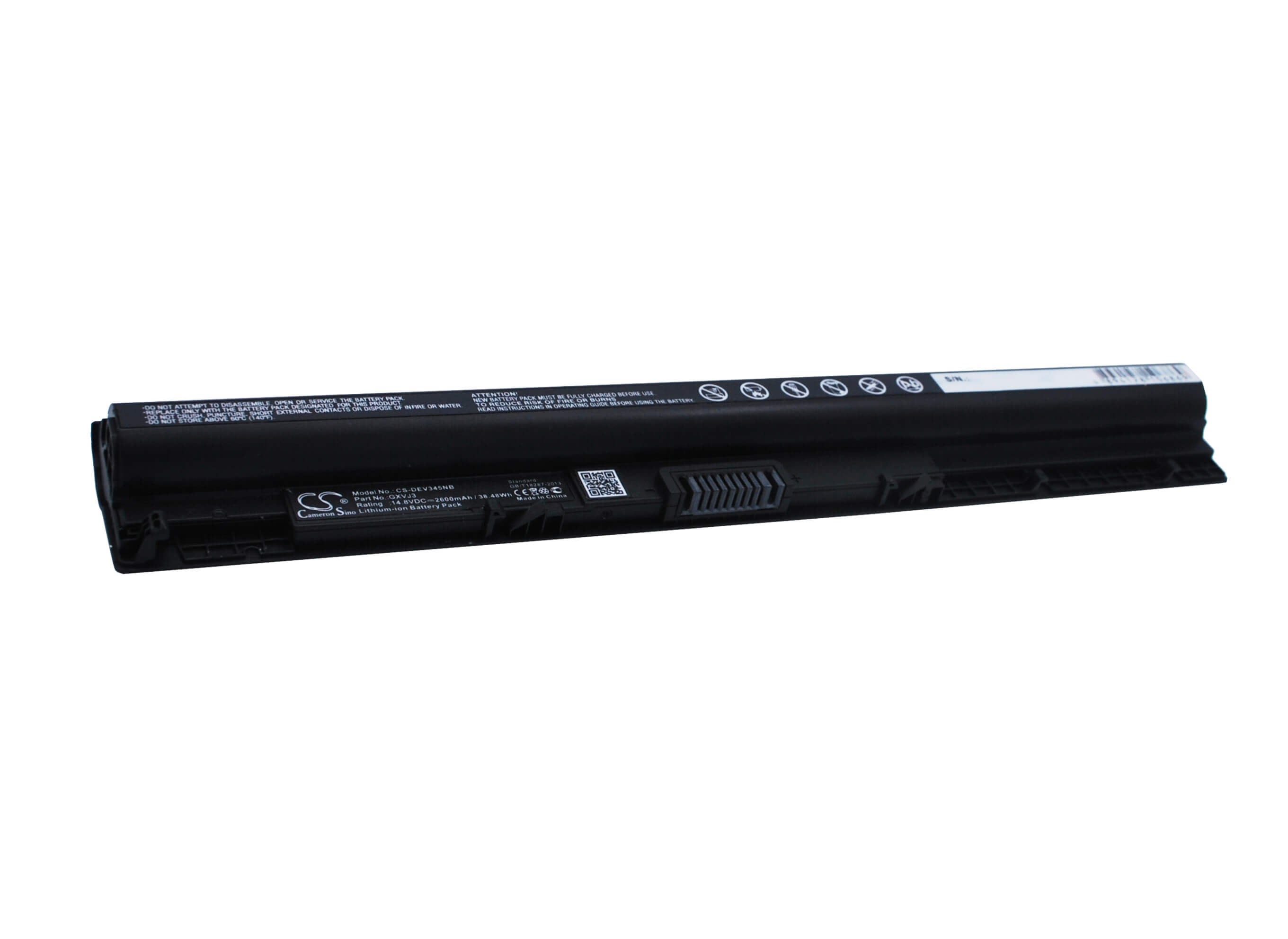 14.8V, 2600mAh, Li-ion Battery fits Dell, 14 5000(5458), 14vd-3525s, 38.48Wh