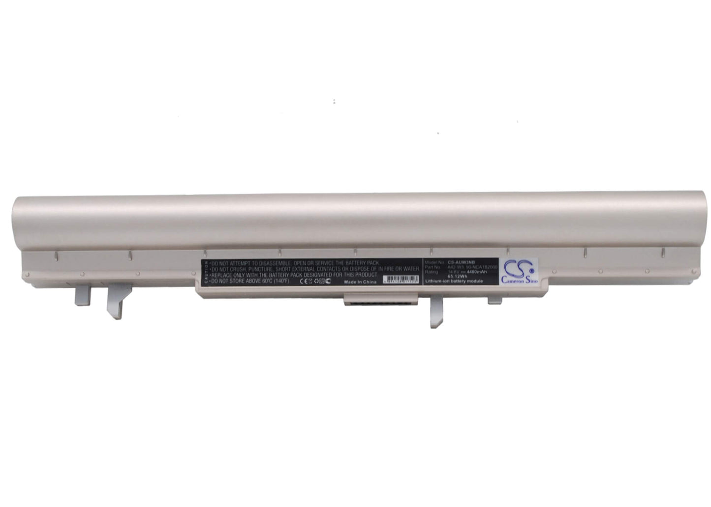 Metallic Grey, 14.8V, 4400mAh, Li-ion Battery fits Asus, W3, W3000, 65.12Wh