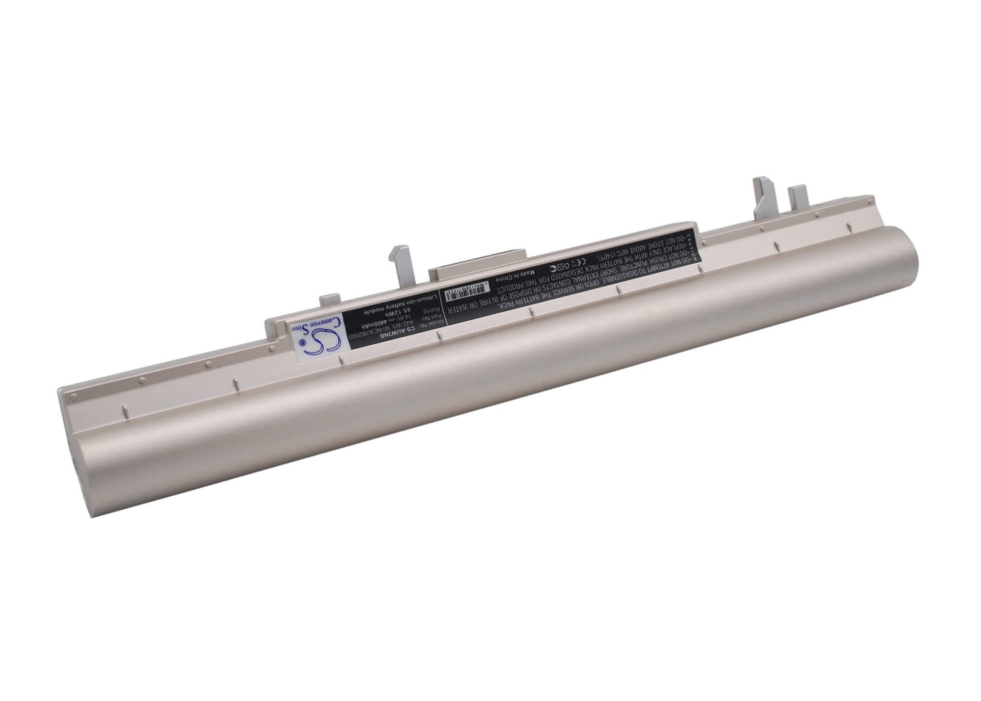 Metallic Grey, 14.8V, 4400mAh, Li-ion Battery fits Asus, W3, W3000, 65.12Wh
