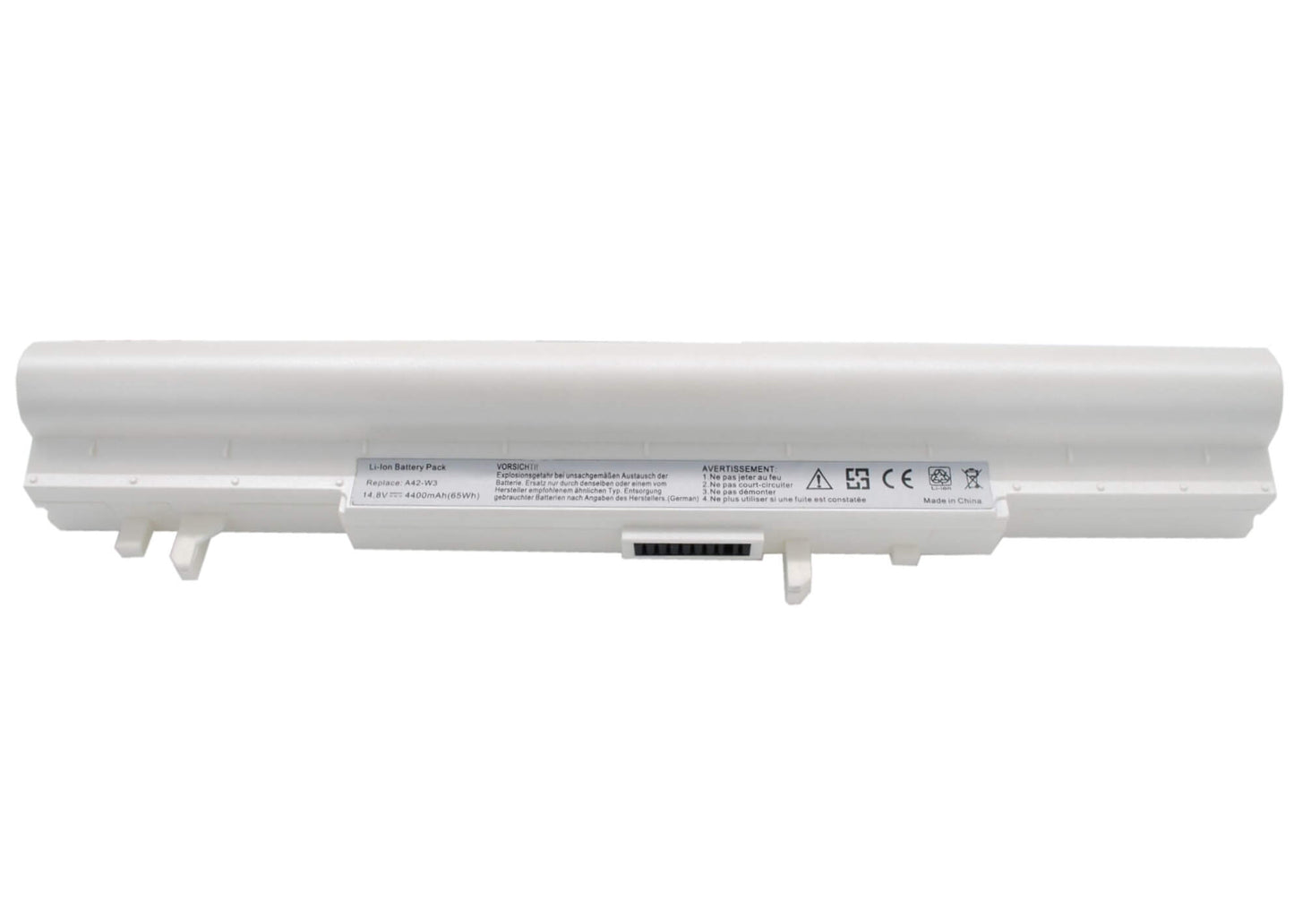 White, 14.8V, 4400mAh, Li-ion Battery fits Asus, W3, W3000, 65.12Wh