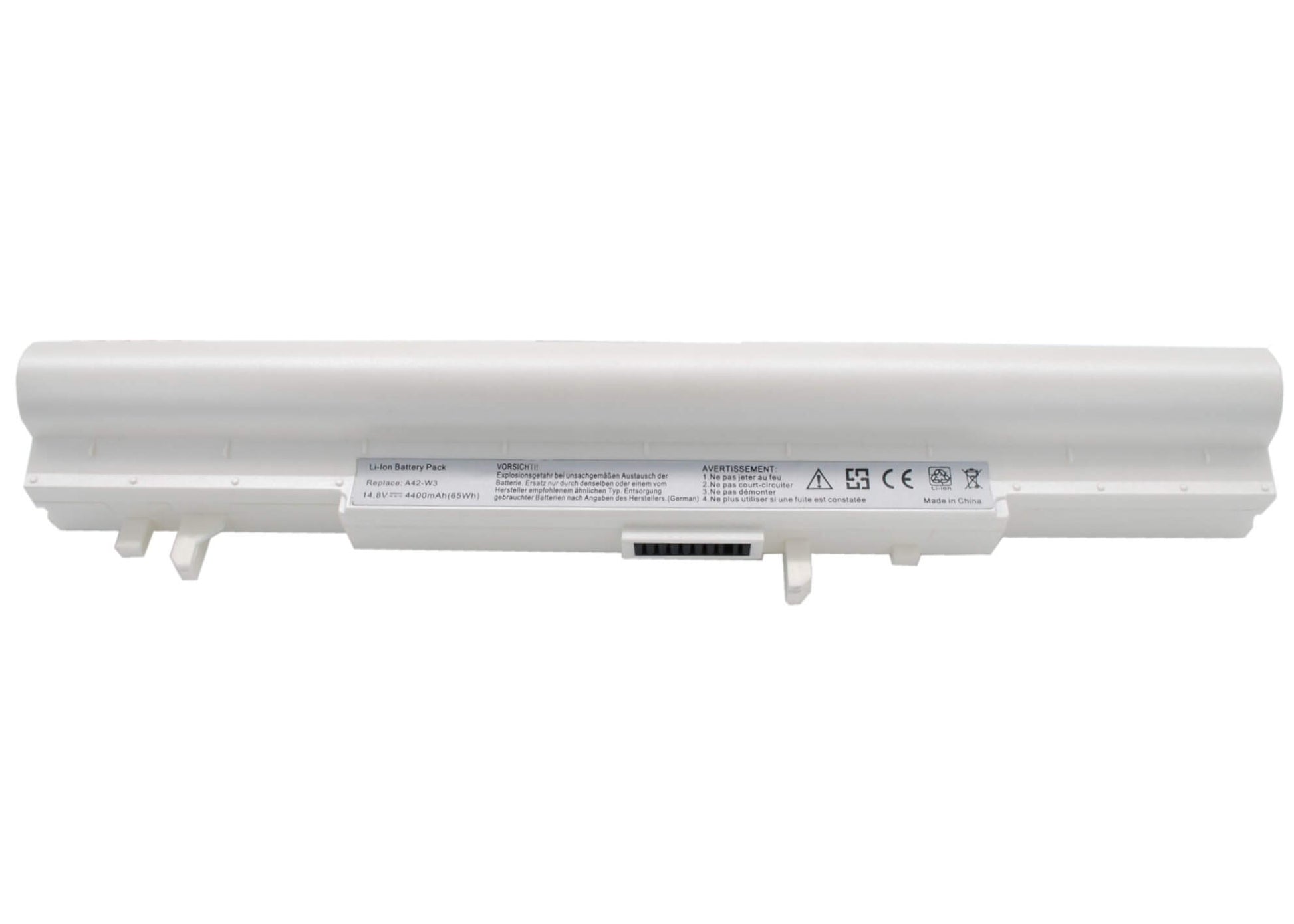 White, 14.8V, 4400mAh, Li-ion Battery fits Asus, W3, W3000, 65.12Wh
