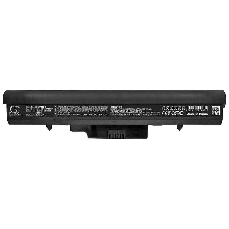 14.4V, 4400mAh, Li-ion Battery fits Hp, 510, 530, 63.36Wh